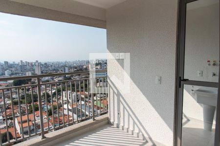 Varanda da sala de apartamento à venda com 2 quartos, 56m² em Vila Dom Pedro I, São Paulo