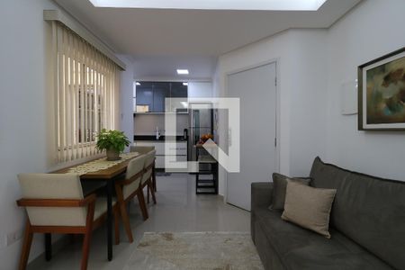 Sala de apartamento para alugar com 2 quartos, 49m² em Campestre, Santo André