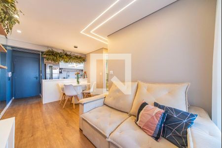 Sala de apartamento à venda com 2 quartos, 53m² em Vila Tibiriçá, Santo André