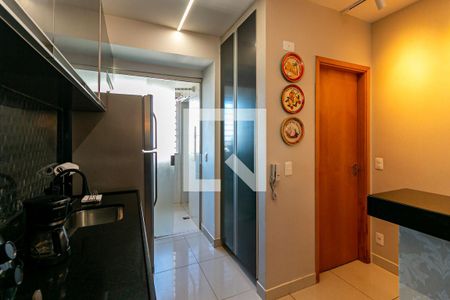 Cozinha  de apartamento à venda com 3 quartos, 88m² em Vila da Serra, Nova Lima