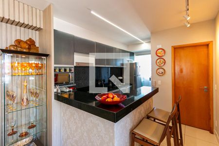 Cozinha  de apartamento à venda com 3 quartos, 88m² em Vila da Serra, Nova Lima