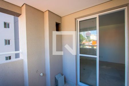 Varanda da sala de apartamento à venda com 2 quartos, 57m² em Jardim Bela Vista, Santo André