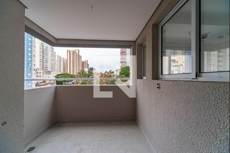 Varanda da Sala de apartamento à venda com 2 quartos, 60m² em Jardim Bela Vista, Santo André