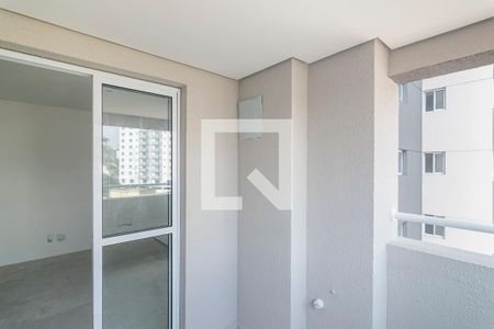 Varanda da Sala de apartamento à venda com 2 quartos, 60m² em Jardim Bela Vista, Santo André