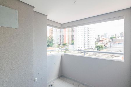 Varanda da Sala de apartamento à venda com 2 quartos, 60m² em Jardim Bela Vista, Santo André