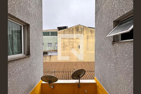 Vista da sala  de apartamento à venda com 2 quartos, 89m² em Vila Humaita, Santo André