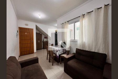 Sala de apartamento à venda com 2 quartos, 89m² em Vila Humaita, Santo André