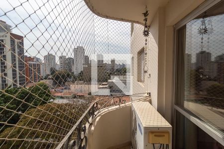 Varanda Sala  de apartamento para alugar com 2 quartos, 67m² em Campo Belo, São Paulo