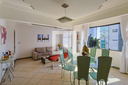 Sala de apartamento à venda com 4 quartos, 209m² em Castelo, Belo Horizonte