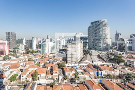 Vista Varanda da Sala de apartamento à venda com 1 quarto, 49m² em Pinheiros, São Paulo