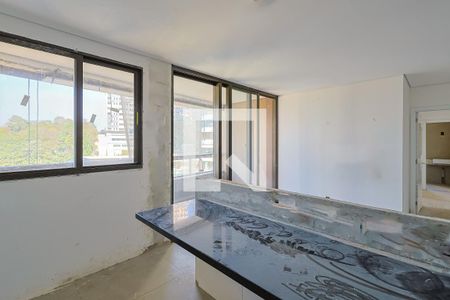 Cozinha de apartamento à venda com 3 quartos, 115m² em Vila das Flores, Nova Lima