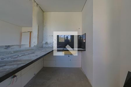 Cozinha de apartamento à venda com 3 quartos, 115m² em Vila das Flores, Nova Lima