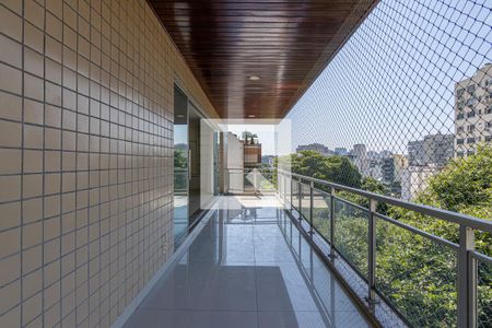 Sala Varanda de apartamento à venda com 3 quartos, 126m² em Tijuca, Rio de Janeiro