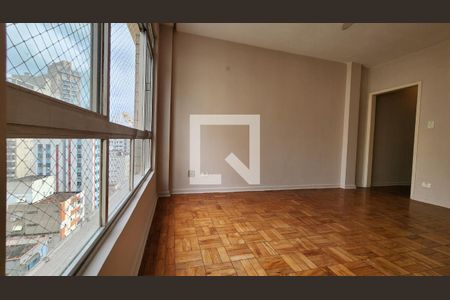 Sala de apartamento para alugar com 3 quartos, 120m² em Gonzaga, Santos