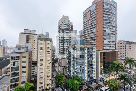 Vista de apartamento para alugar com 3 quartos, 150m² em Gonzaga, Santos