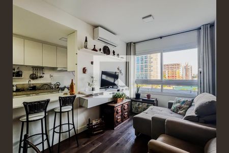 Sala de apartamento para alugar com 3 quartos, 67m² em São Sebastião, Porto Alegre