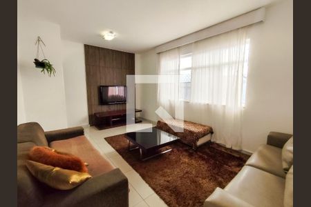 Sala de apartamento à venda com 4 quartos, 115m² em Santo Antônio, Belo Horizonte