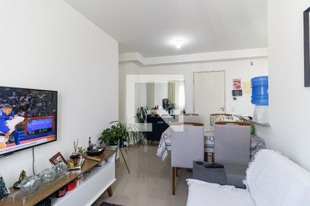 Sala de apartamento à venda com 2 quartos, 55m² em Vila Caraguata, São Paulo