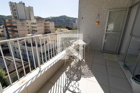 Varanda da Sala de apartamento à venda com 3 quartos, 144m² em Grajaú, Rio de Janeiro