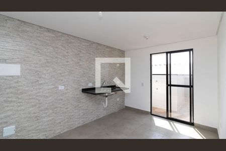 Sala/Cozinha de apartamento para alugar com 2 quartos, 44m² em Parque Boturussu, São Paulo