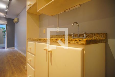 Cozinha de kitnet/studio à venda com 1 quarto, 45m² em Rio Branco, Porto Alegre