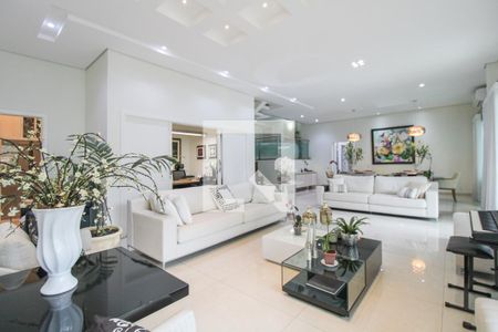 Sala de casa para alugar com 4 quartos, 416m² em Nova Campinas, Campinas