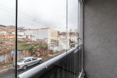 Varanda da Sala de apartamento à venda com 1 quarto, 34m² em Parque Peruche, São Paulo