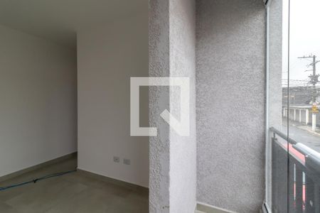 Varanda da Sala de apartamento à venda com 1 quarto, 34m² em Parque Peruche, São Paulo