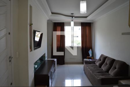 Sala de apartamento à venda com 2 quartos, 88m² em Morro do Confisco, Contagem