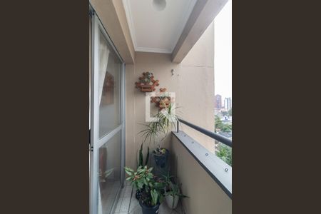 Varanda da Sala de apartamento à venda com 2 quartos, 59m² em Vila Gumercindo, São Paulo