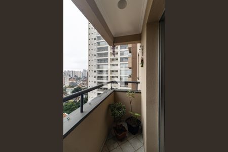 Varanda da Sala de apartamento à venda com 2 quartos, 59m² em Vila Gumercindo, São Paulo