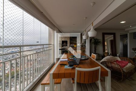 Varanda Gourmet de apartamento à venda com 3 quartos, 134m² em Vila Augusta, Guarulhos