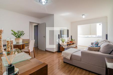 Sala de estar/Sala de jantar de apartamento à venda com 3 quartos, 78m² em Jardim Consórcio, São Paulo