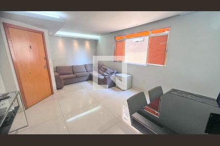 Sala de apartamento à venda com 3 quartos, 81m² em União, Belo Horizonte