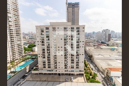 Sala/Quarto - Vista de kitnet/studio para alugar com 1 quarto, 27m² em Brás, São Paulo