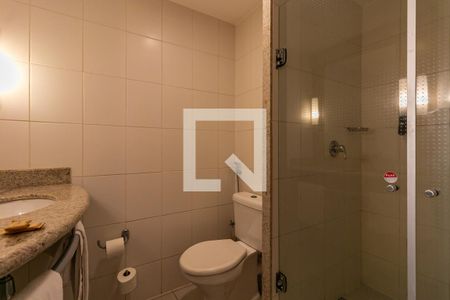 Banheiro de kitnet/studio à venda com 1 quarto, 19m² em Savassi, Belo Horizonte