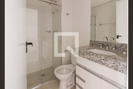 Banheiro de kitnet/studio à venda com 1 quarto, 24m² em Perdizes, São Paulo