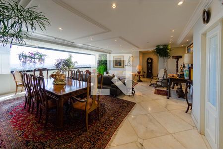 Sala de apartamento à venda com 4 quartos, 218m² em Belvedere, Belo Horizonte