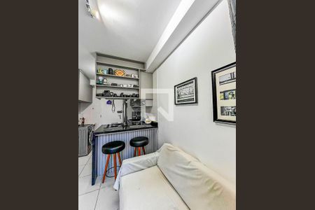 Sala de apartamento à venda com 1 quarto, 27m² em Jardim Caravelas, São Paulo