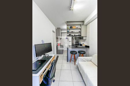 Sala de apartamento à venda com 1 quarto, 27m² em Jardim Caravelas, São Paulo