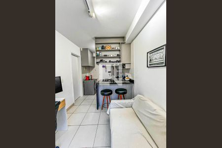 Sala de apartamento à venda com 1 quarto, 27m² em Jardim Caravelas, São Paulo