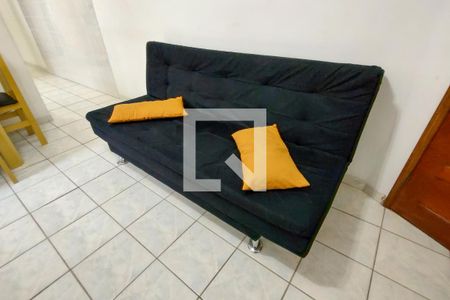 Sala de apartamento para alugar com 1 quarto, 46m² em Guilhermina, Praia Grande