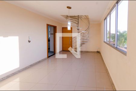 Sala de apartamento à venda com 3 quartos, 140m² em Alto Caiçaras, Belo Horizonte