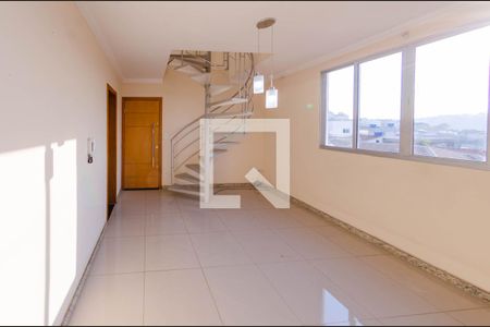 Sala de apartamento à venda com 3 quartos, 140m² em Alto Caiçaras, Belo Horizonte