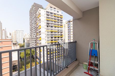 Varanda de kitnet/studio à venda com 1 quarto, 27m² em Bela Vista, São Paulo