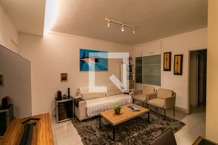 Sala de apartamento à venda com 3 quartos, 110m² em Santo Antônio, Belo Horizonte