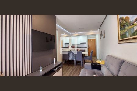 Sala de apartamento para alugar com 2 quartos, 60m² em Campestre, Santo André