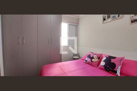 Quarto 1 suíte de apartamento à venda com 2 quartos, 60m² em Campestre, Santo André