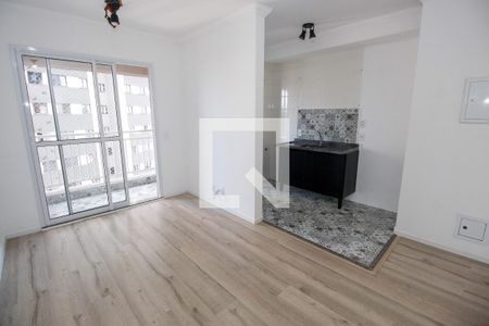 Sala / Cozinha de apartamento à venda com 2 quartos, 49m² em Jardim Umarizal, São Paulo