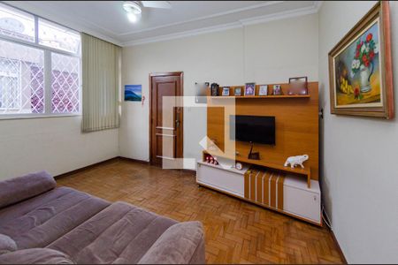 Sala de apartamento à venda com 3 quartos, 80m² em Nova Suíça, Belo Horizonte